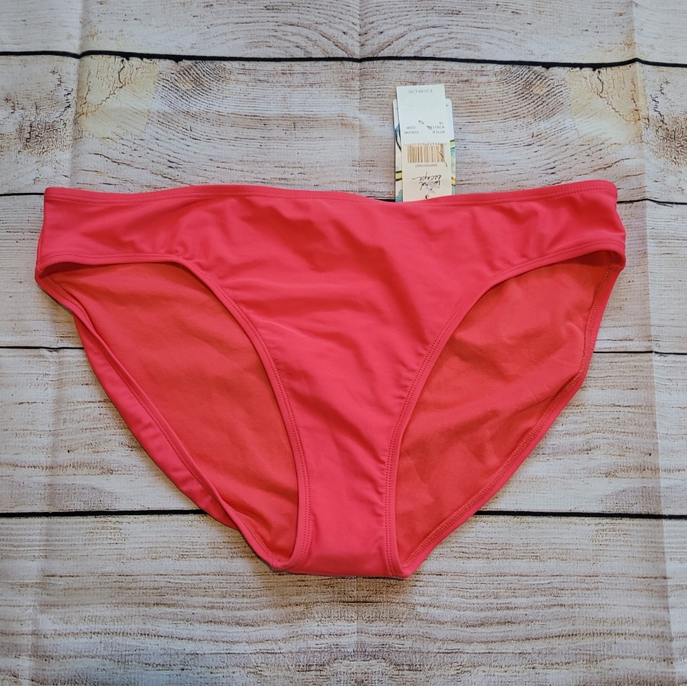 Island Escape Coral Bikini Bottoms